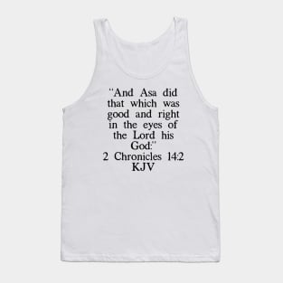 2 Chronicles 14:2 KJV Tank Top